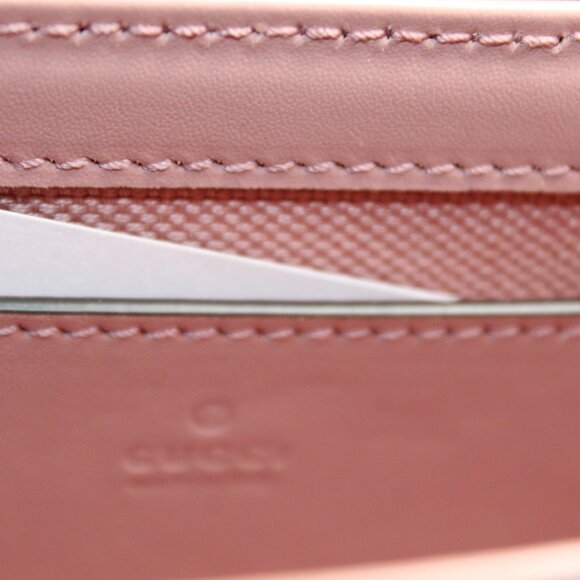 NWT Gucci GG Embossed Pink Super Mini Shoulder Bag Crossbody 772794 - Picture 9 of 10